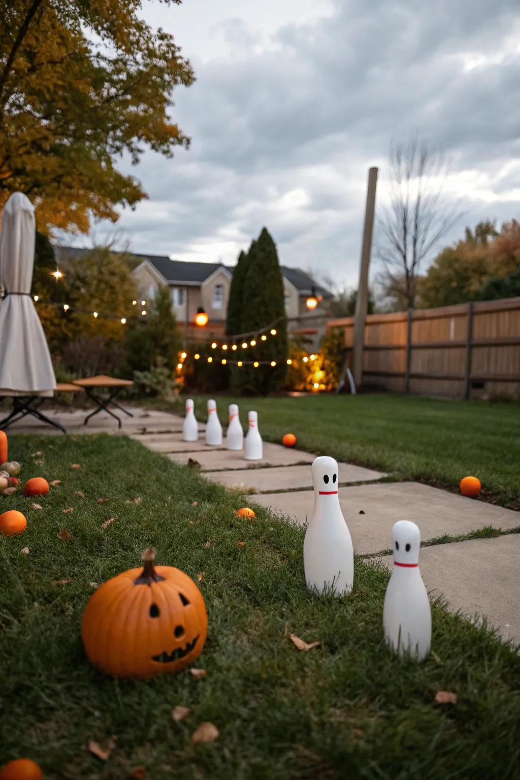 Strike! Pumpkin Bowling is a spooky hit!