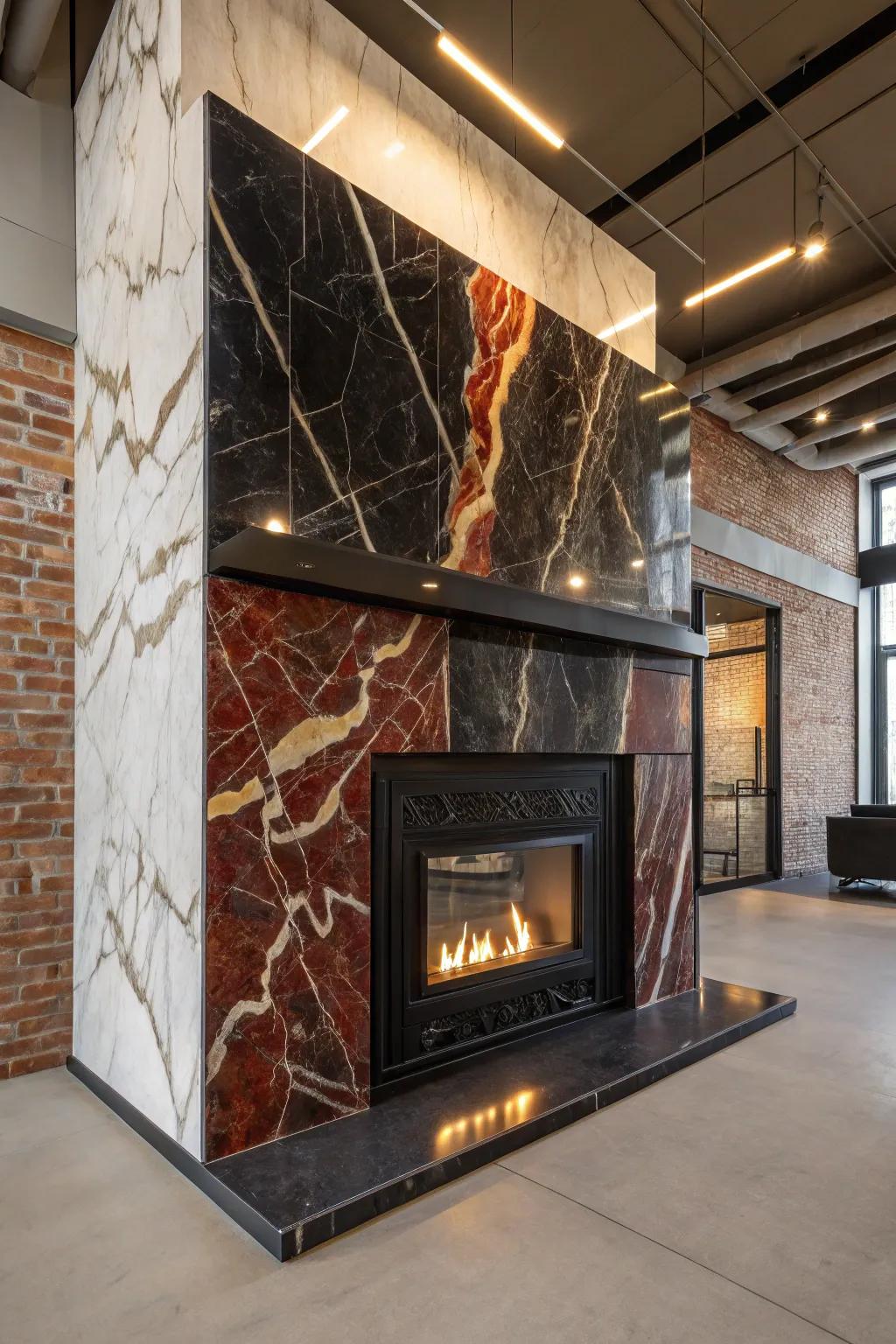 Transform your space with a stunning quartz fireplace surround, where craftsmanship meets modern elegance.