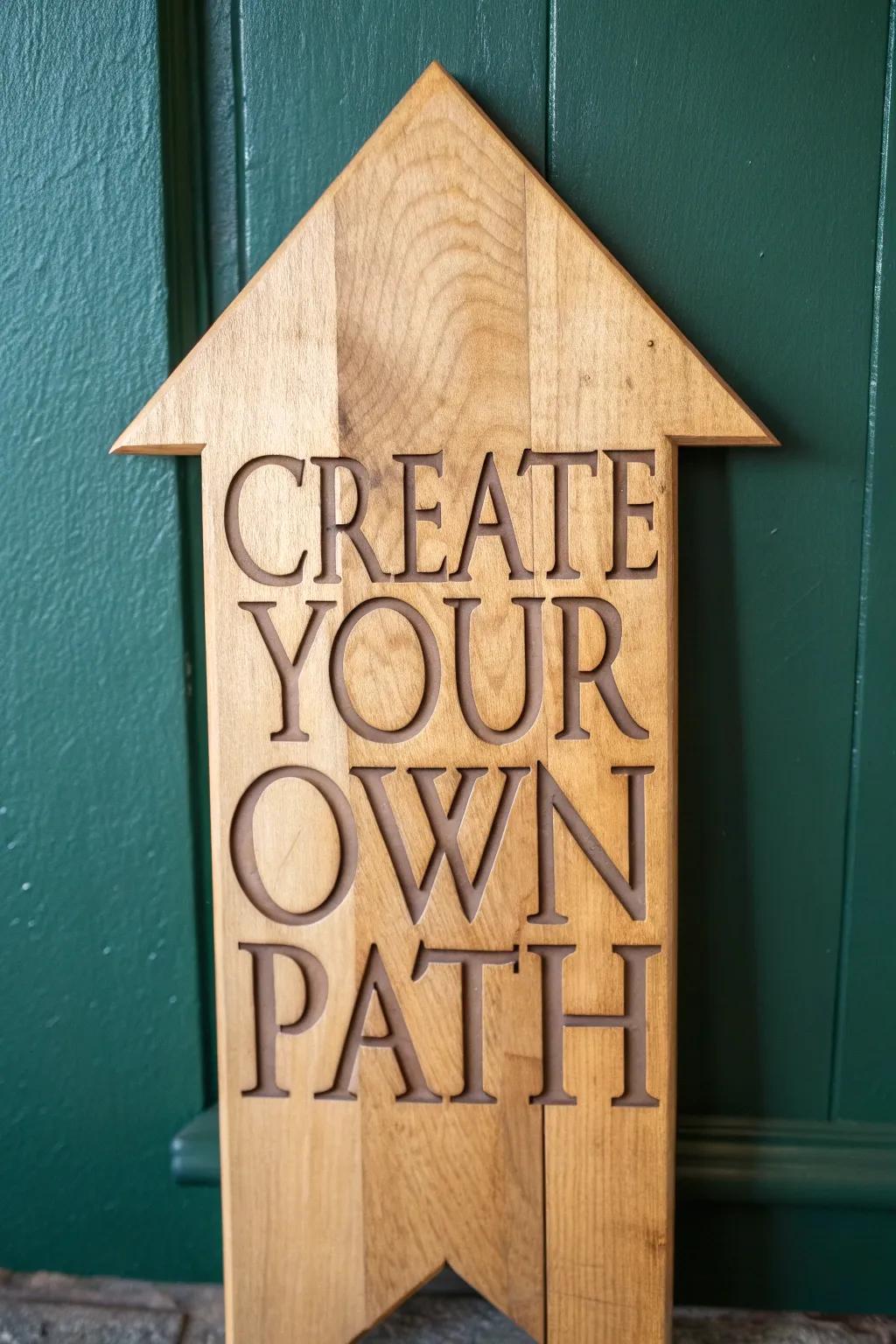 Forge your own journey with style and inspiration. #Craftmanship #Motivation