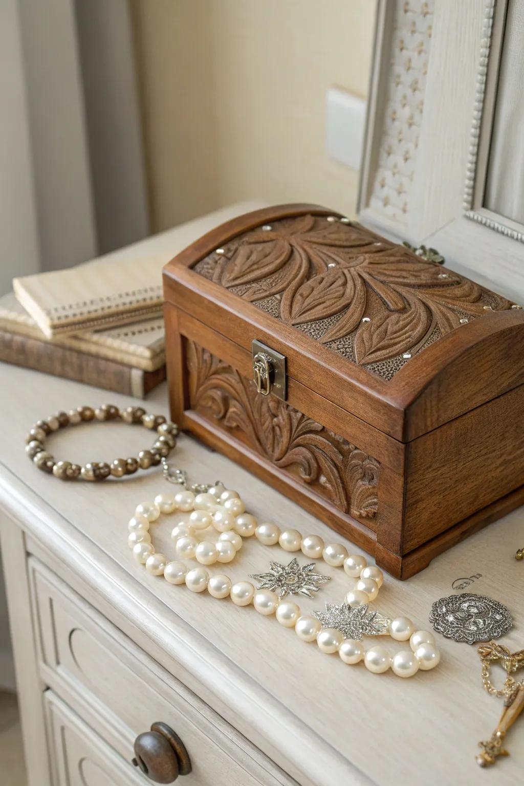 Custom wooden boxes make for elegant storage and meaningful gifts.