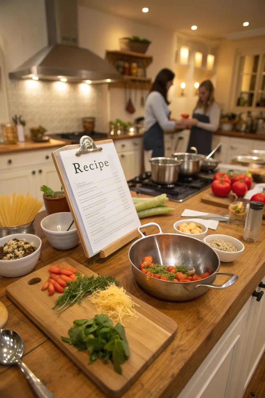 Cook up a storm: Gourmet cooking class for culinary enthusiasts.