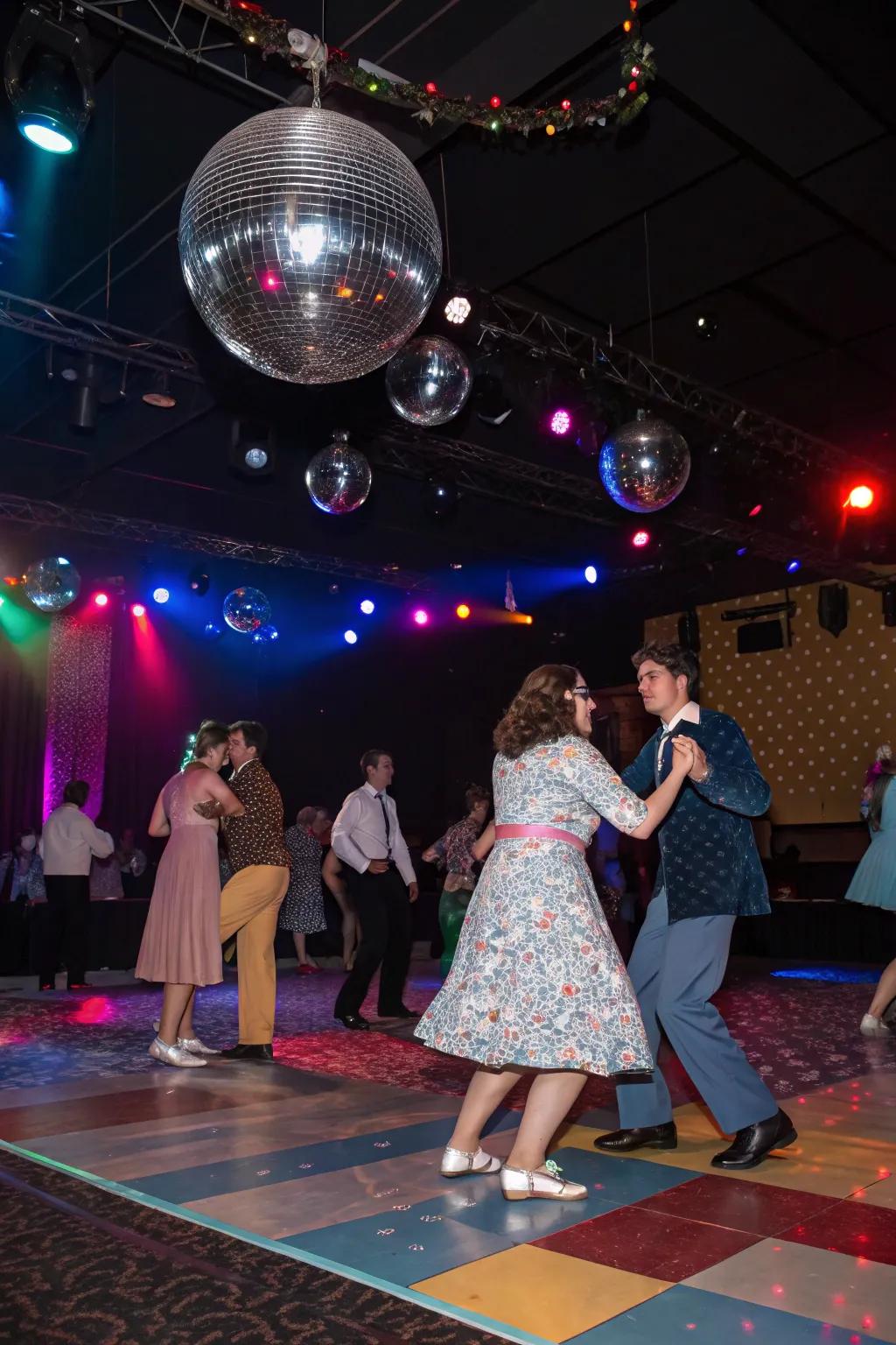 A retro dance night brings back the fun and energy of past decades.