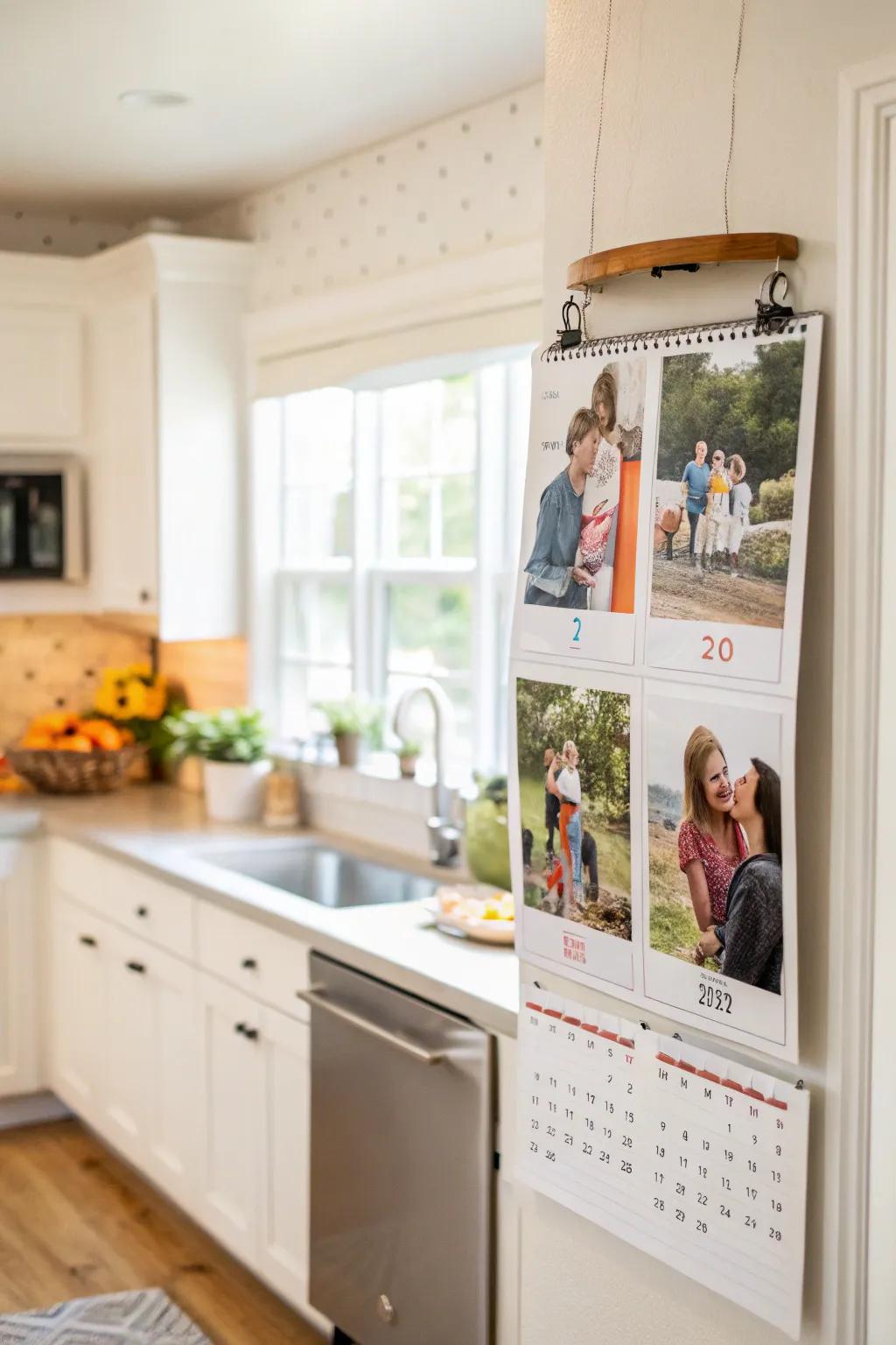 A photo calendar filled with memories makes each month special.