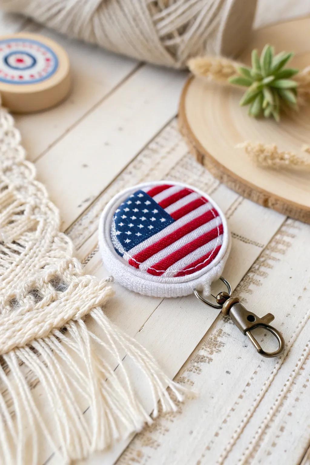 Embrace your patriotic spirit with minimalist elegance.