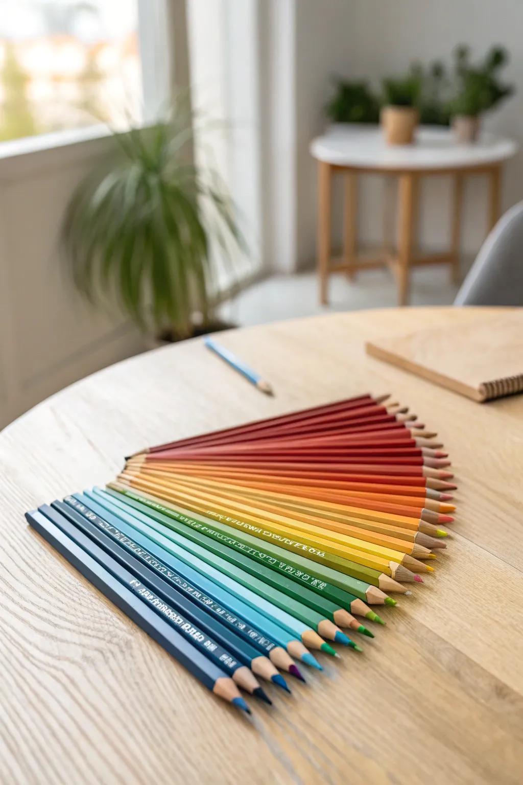 Add a splash of magic to your sketches with these vibrant, beautifully crafted colored pencils.