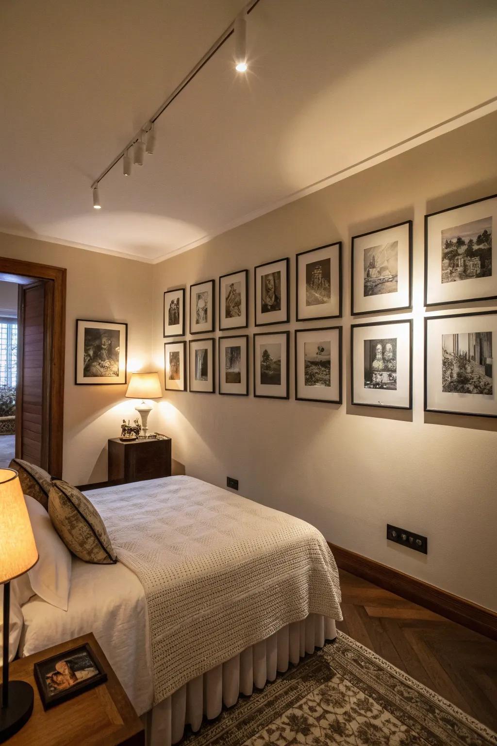 Framed photography adds a personal and nostalgic touch to your space.