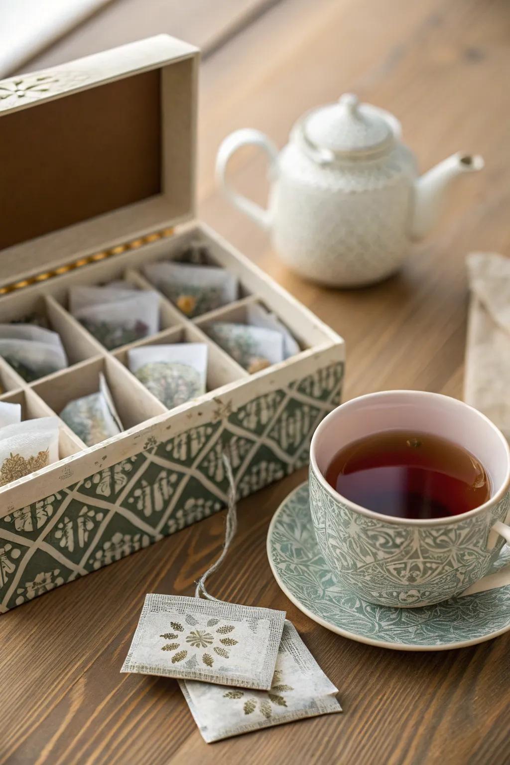 A gourmet tea sampler that brings a touch of luxury to tea time.