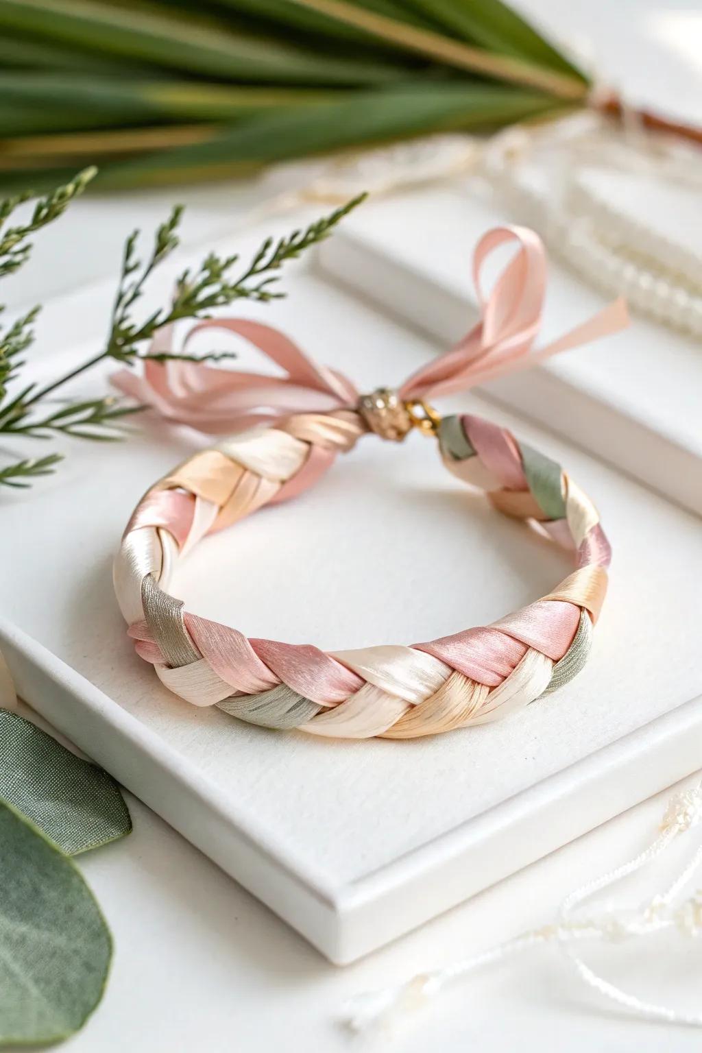 Elevate your style with this Ribbon Wrap Wonder – simplicity and beauty in one charming piece.