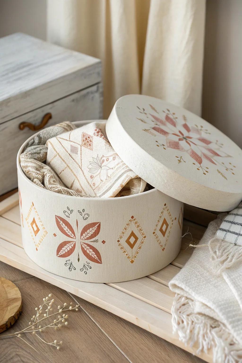 From cheese box to chic: Discover the art of minimalist storage solutions. #CraftedElegance