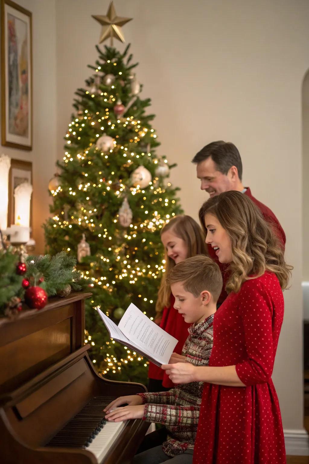 Singing hymns brings joy and unity to the holiday season.