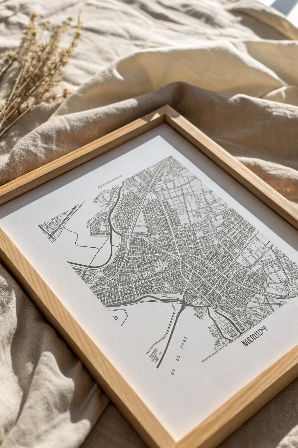Discover the elegance of urban design with this exquisitely detailed top-down city map of Boston, where simplicity meets sophistication.
