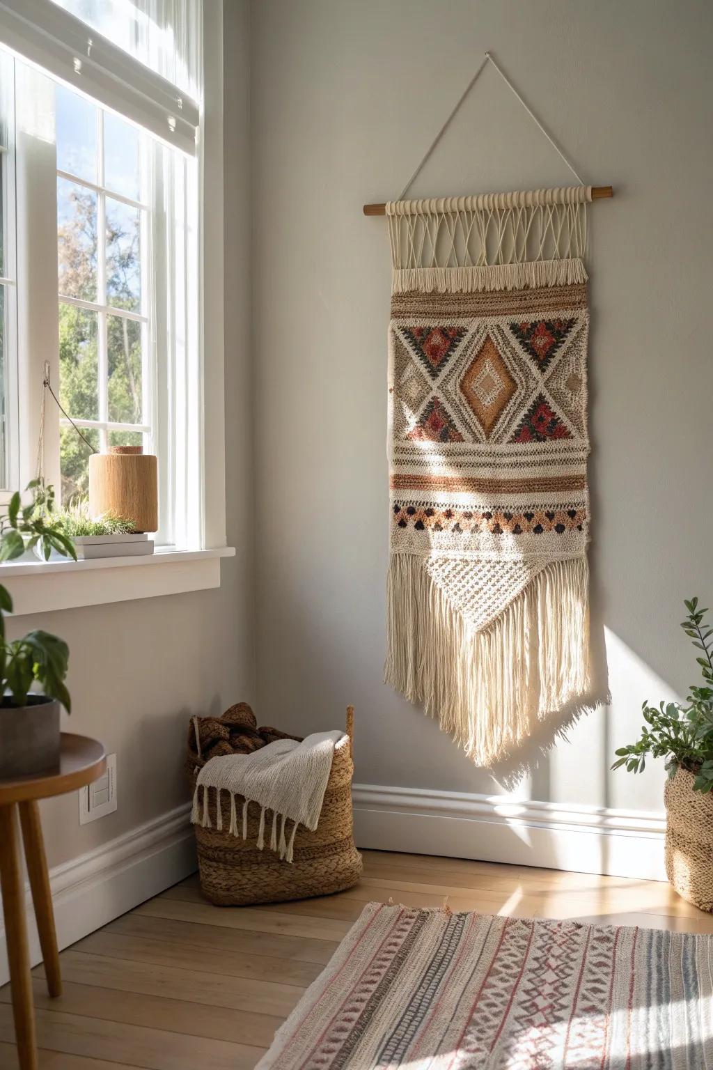 Embrace the beauty of collaboration through intricate textile art, where craftsmanship meets creativity.