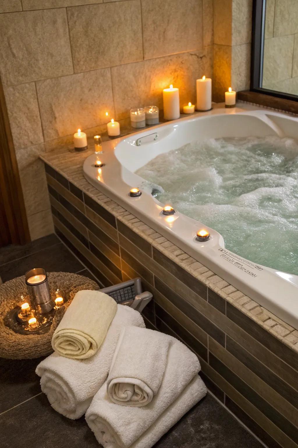 Turn your bathroom into a personal spa with advanced tub features.