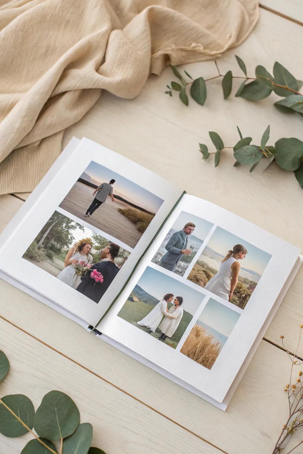 Craft your love story with a collage of unforgettable moments. #MemoriesInFrames