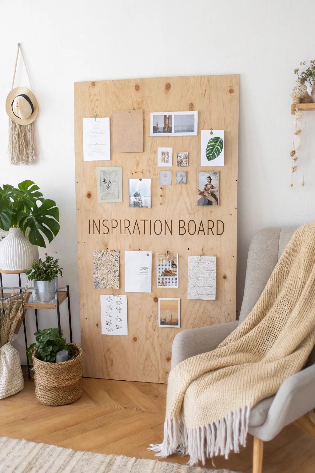 Craft your dreams with a personalized inspiration board—a daily dose of motivation and beauty.