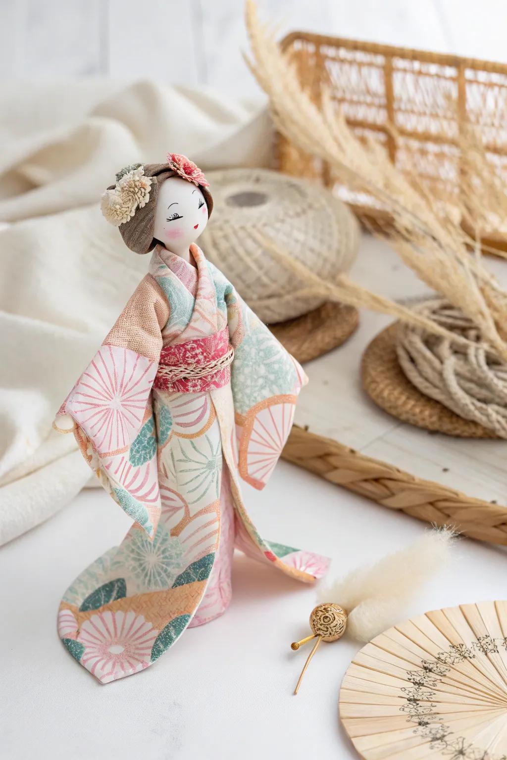 Celebrate global heritage with handcrafted cultural doll costumes that capture elegance and simplicity.