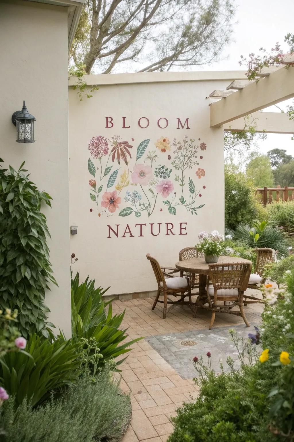 Let your garden grow with a blooming word cloud.