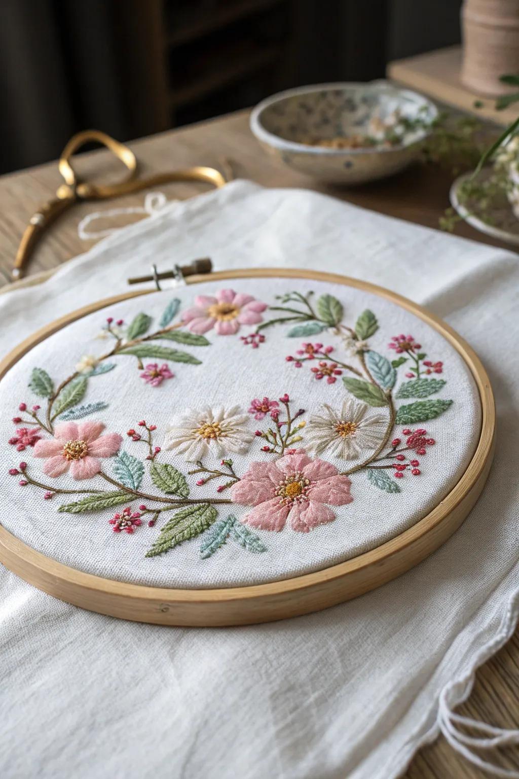 Bring the garden indoors with a touch of handmade elegance 🌸