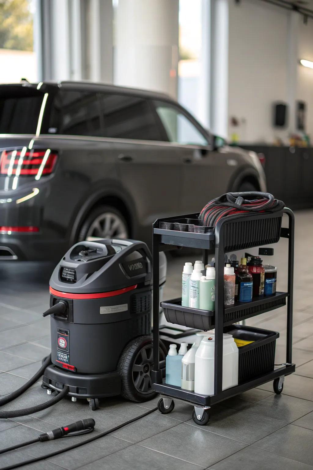 Transform your car detailing experience with a sleek, compact vacuum. A must-have for effortless clean-ups!