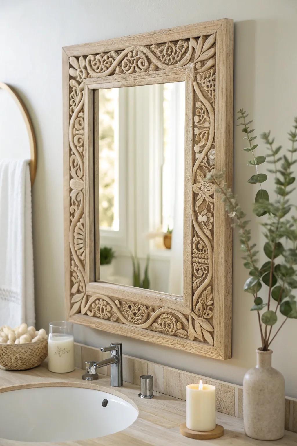 Elevate your space with a touch of handcrafted elegance—discover the art of DIY mirror frames.