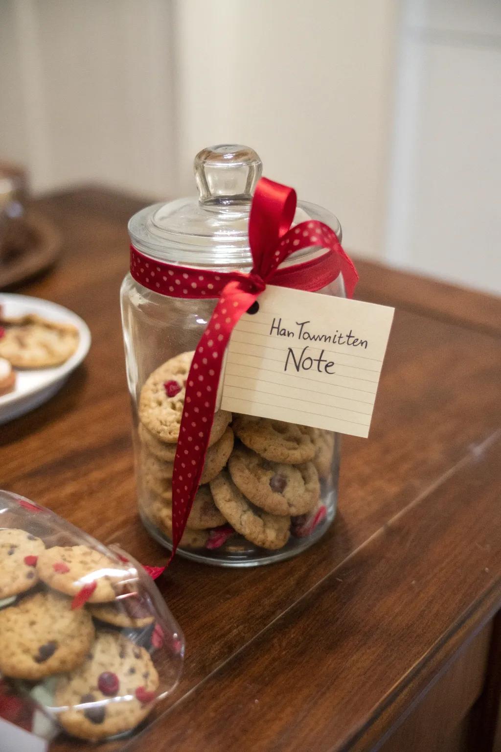 Sweet treat jars filled with homemade goodness