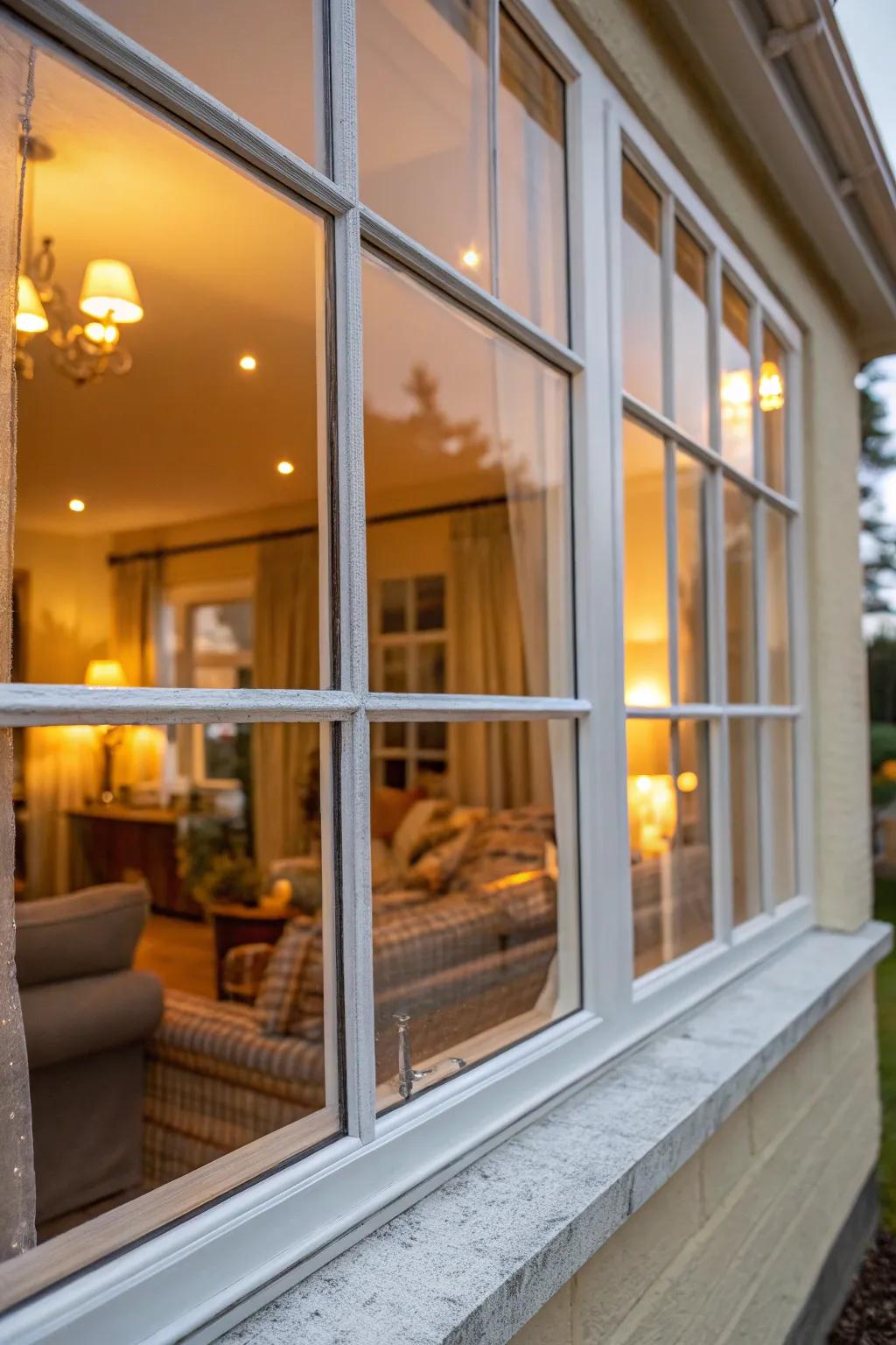 Window film keeps your home warm without dimming the light.