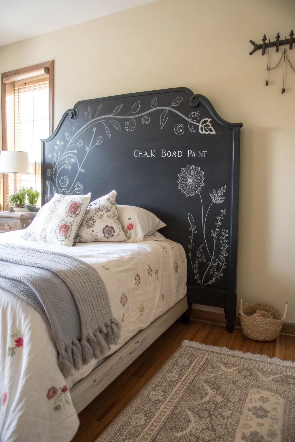 18 Creative DIY Painted Headboard Ideas