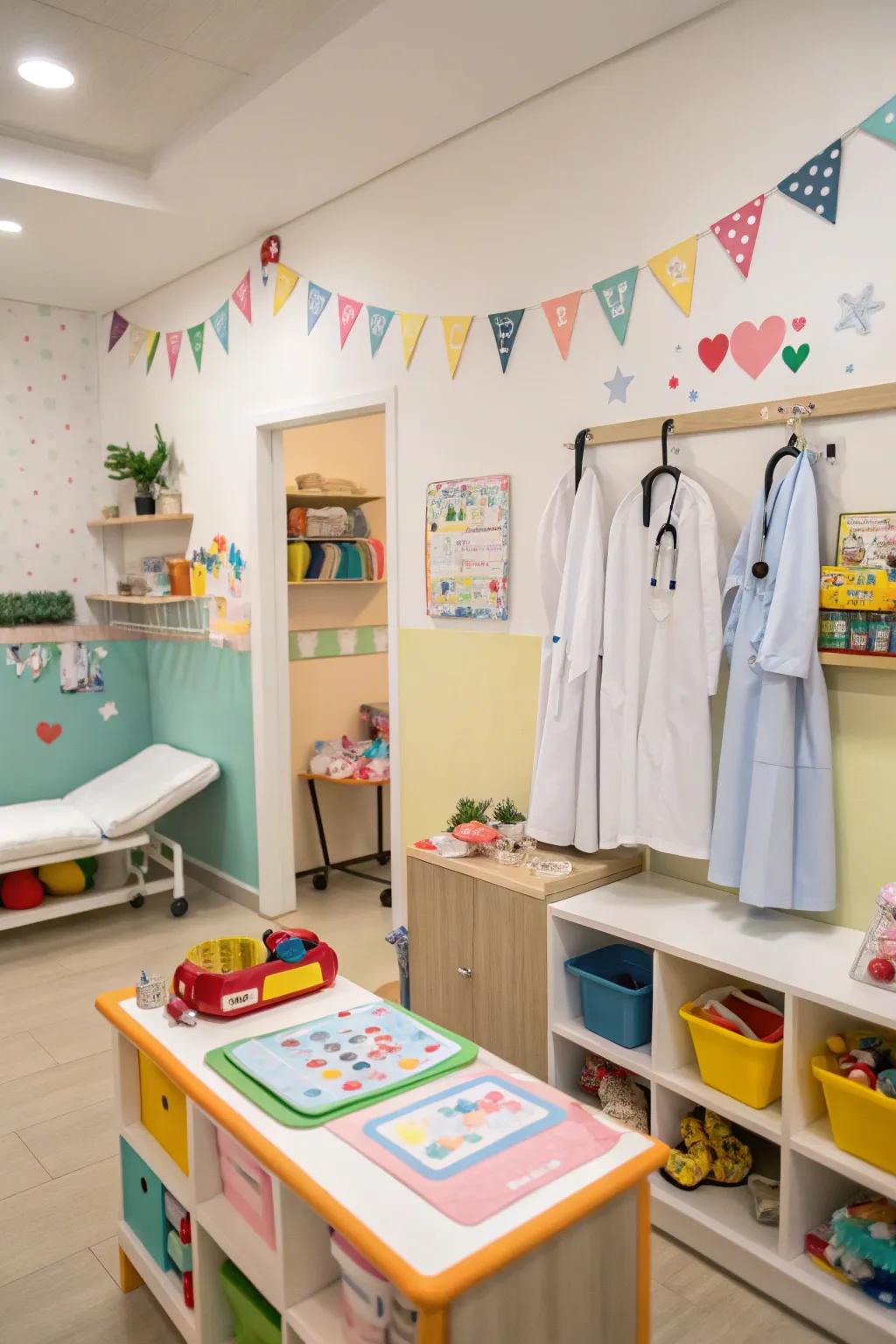 Explore the world of care with a hospital play center.