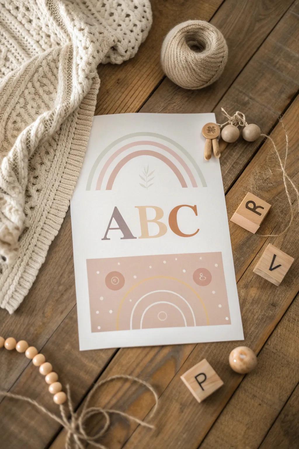 Elevate your child's learning journey with beautifully crafted educational printables that blend Scandinavian minimalism with boho charm.