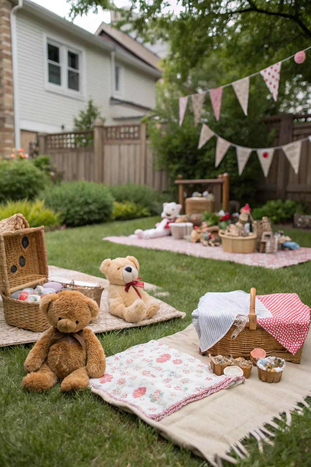 Enjoy a cozy and charming Teddy Bear Picnic.