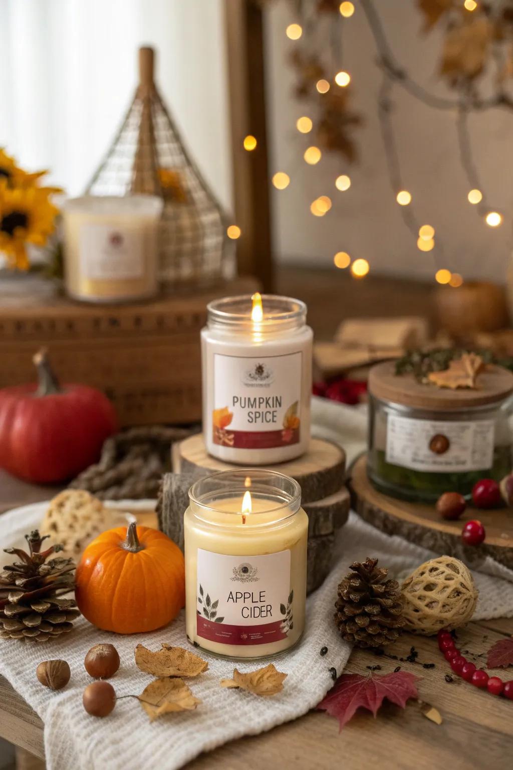 Create a cozy atmosphere with your own scented candle creations.