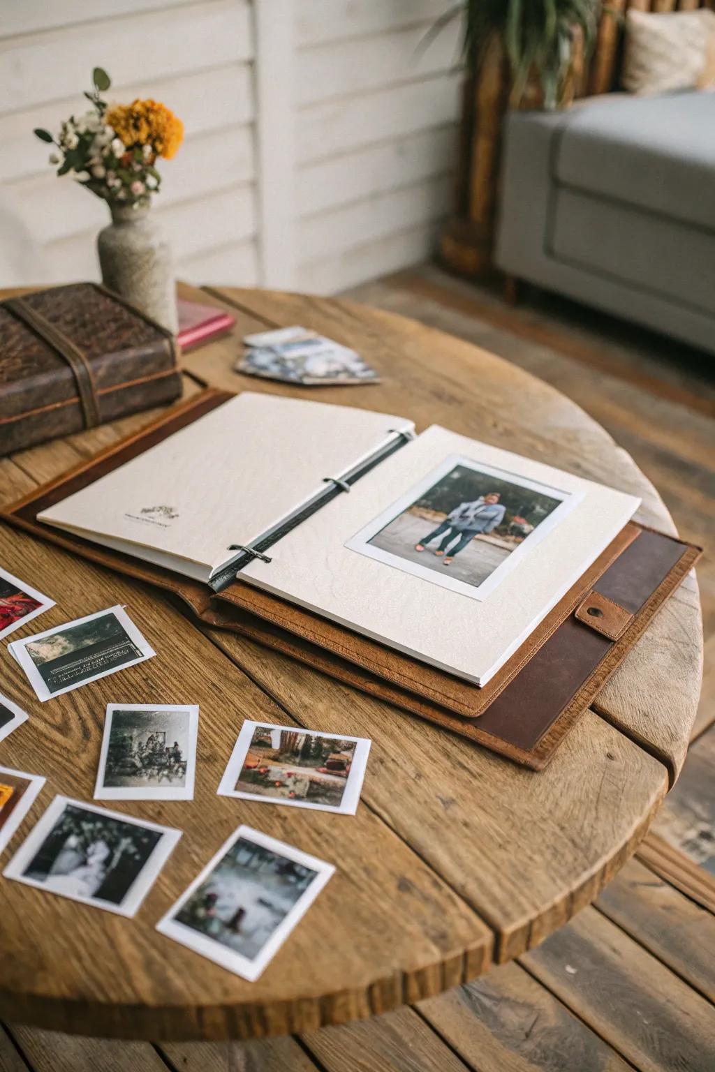 Keep memories alive with a personalized photo album