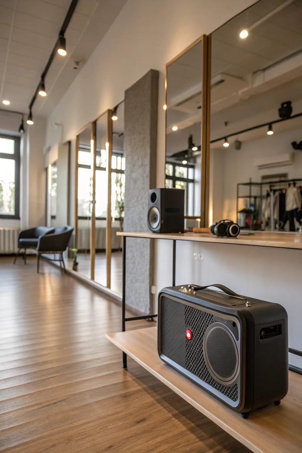 Enhance your studio with a sound system that brings your music to life.