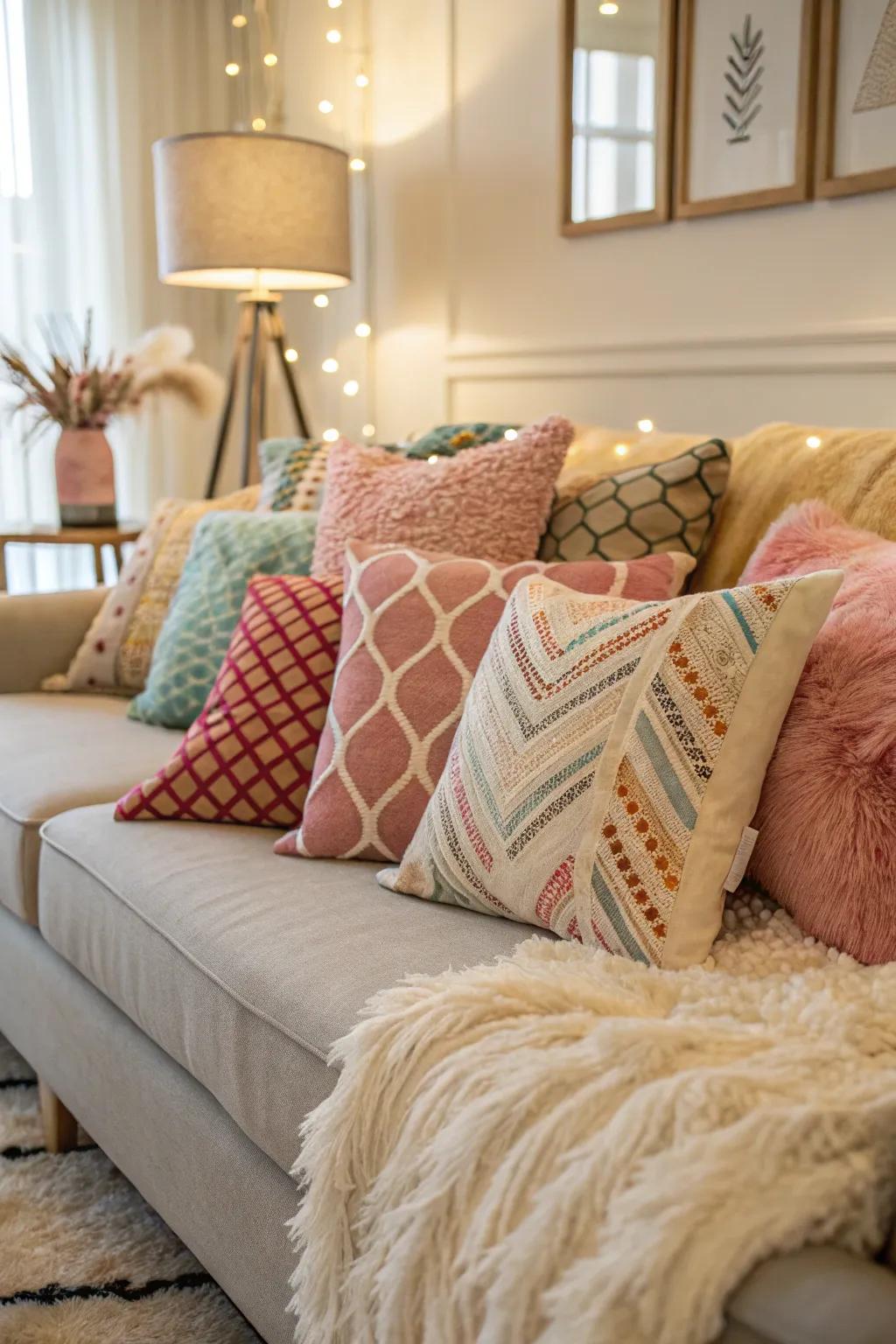 Plush pillows can instantly elevate the comfort and style of a room.