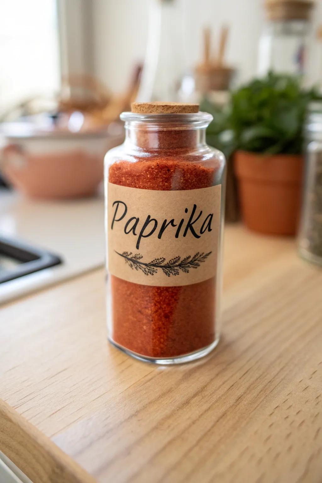 Craft your kitchen story with bespoke spice jar labels!