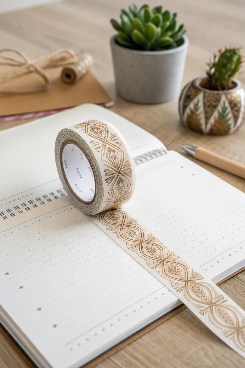 Unleash your creativity with the perfect washi tape theme for your planner. 🌿✨