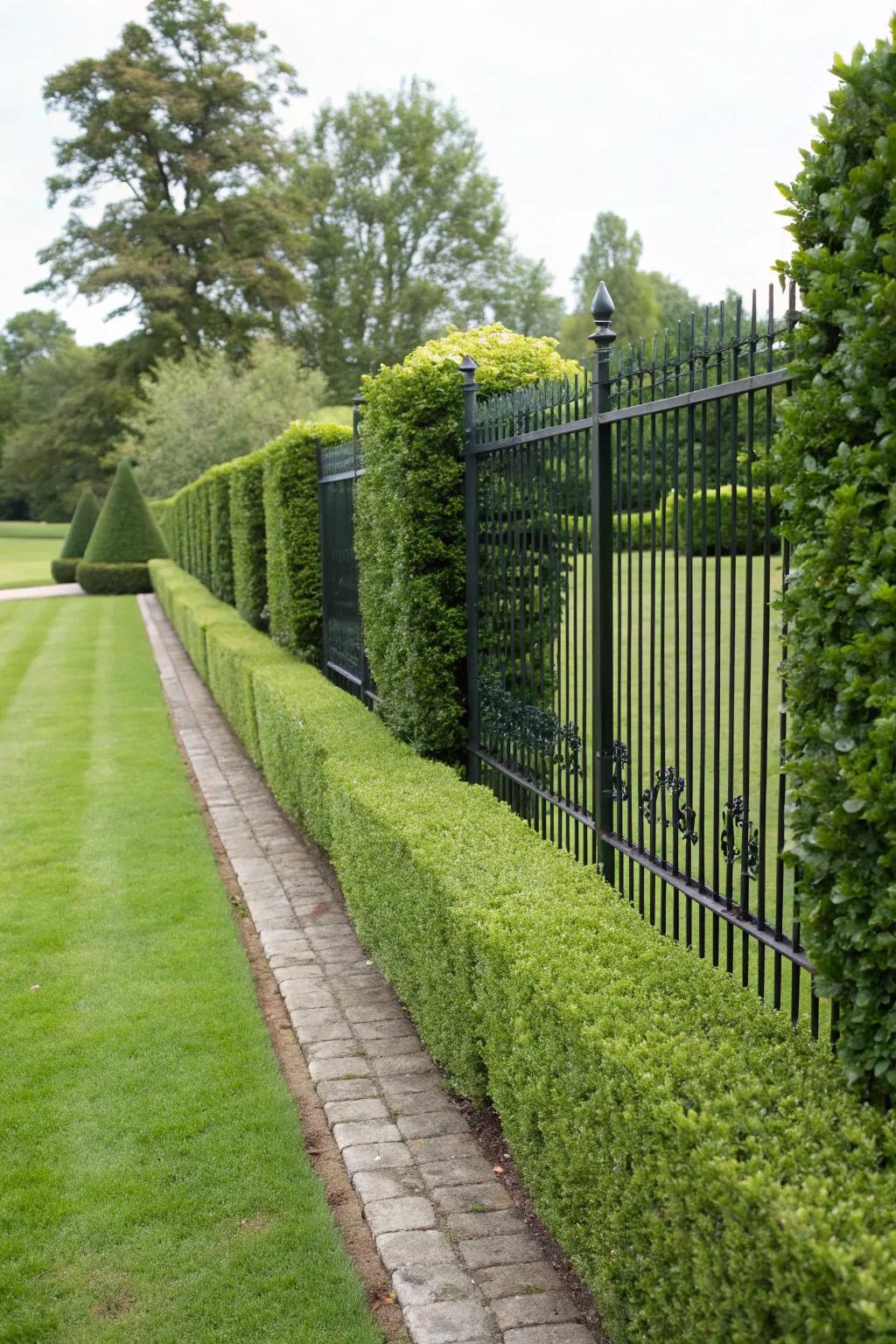 Boxwood offers a timeless, formal appearance for your fence.