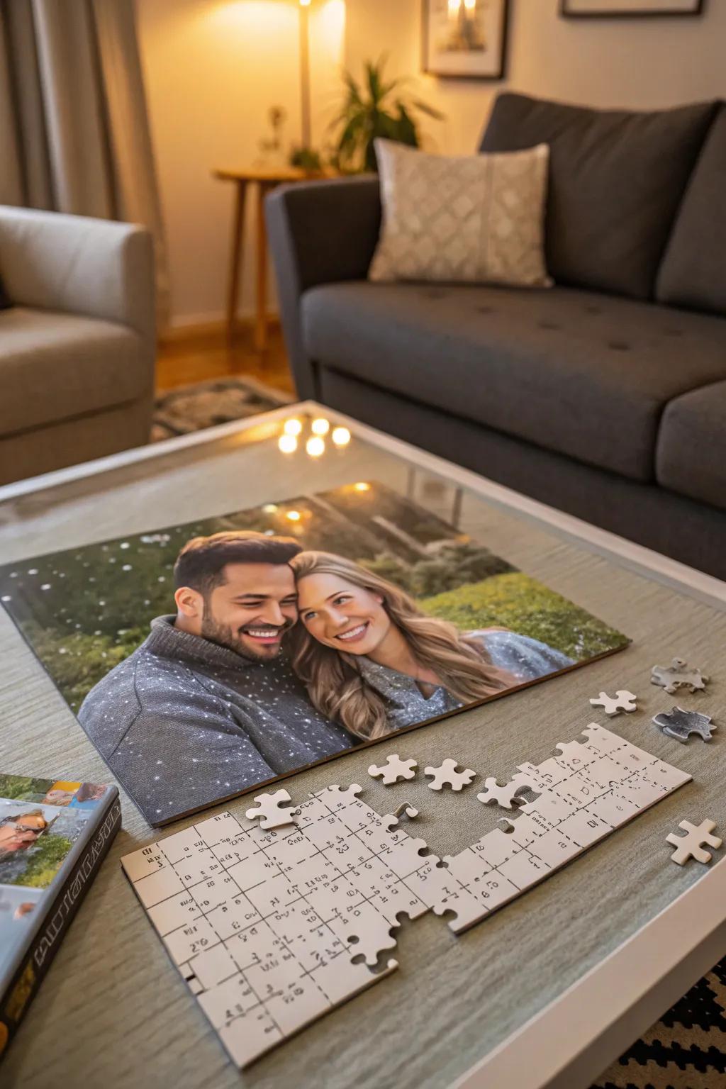 Revisit cherished memories with a customized photo puzzle.