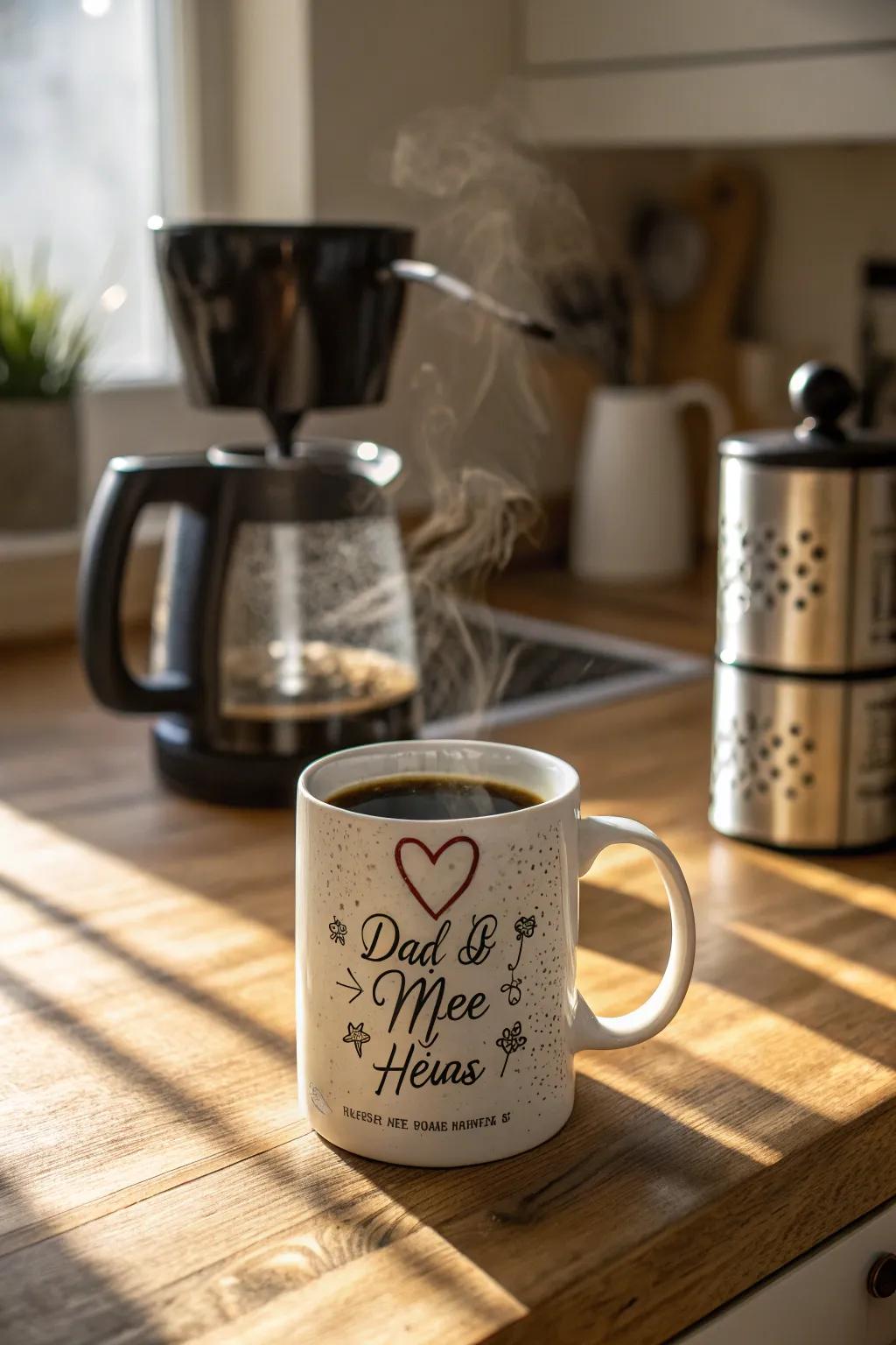 A personalized mug to make every morning special.