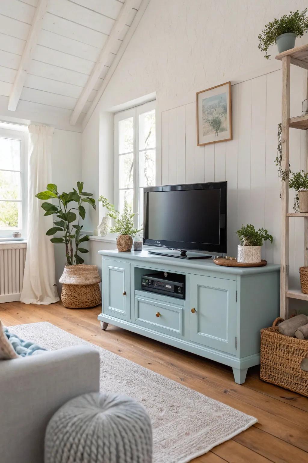 Pastel colors create a cozy and inviting atmosphere.