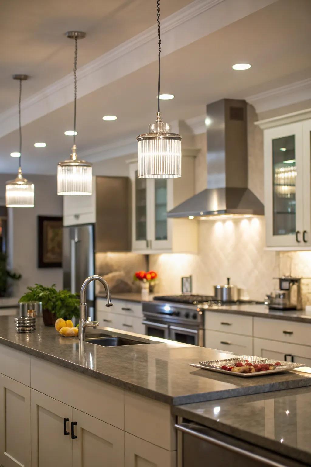 Proper lighting highlights the best features of your kitchen.