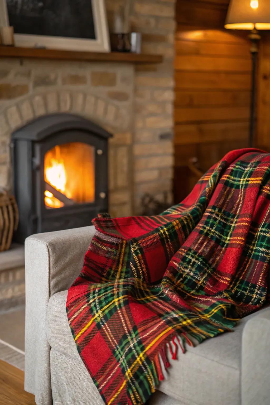 Tartan blankets are perfect for adding warmth and style to any room.