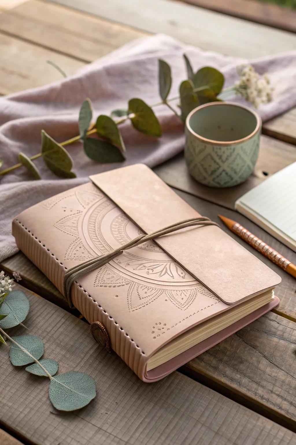 Capture your journey with a personalized journal—a keepsake full of memories and adventures.