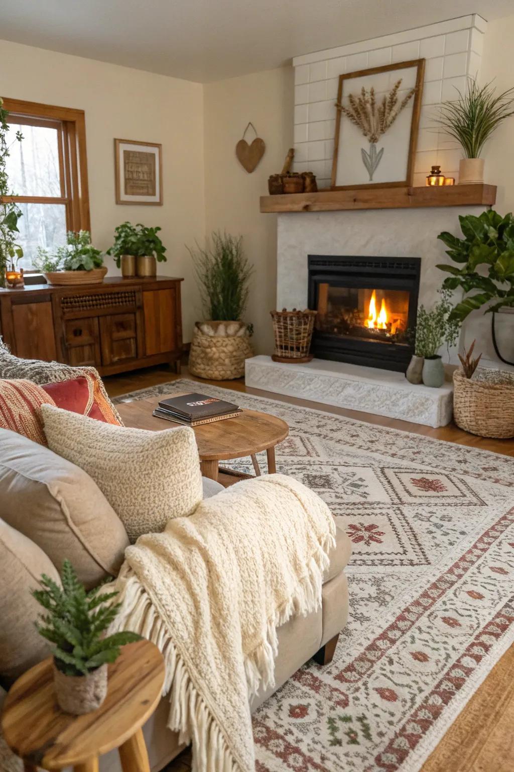 Seasonal rug swaps keep your space feeling fresh and inviting.