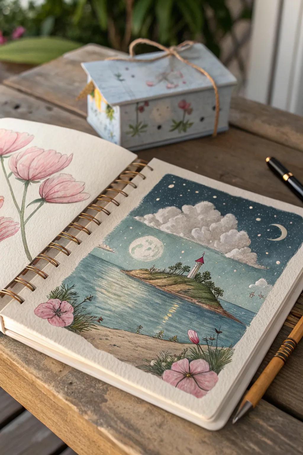 Explore the whimsical world of surreal dreamscapes, where imagination knows no bounds. ✨🌸 #DreamInColor