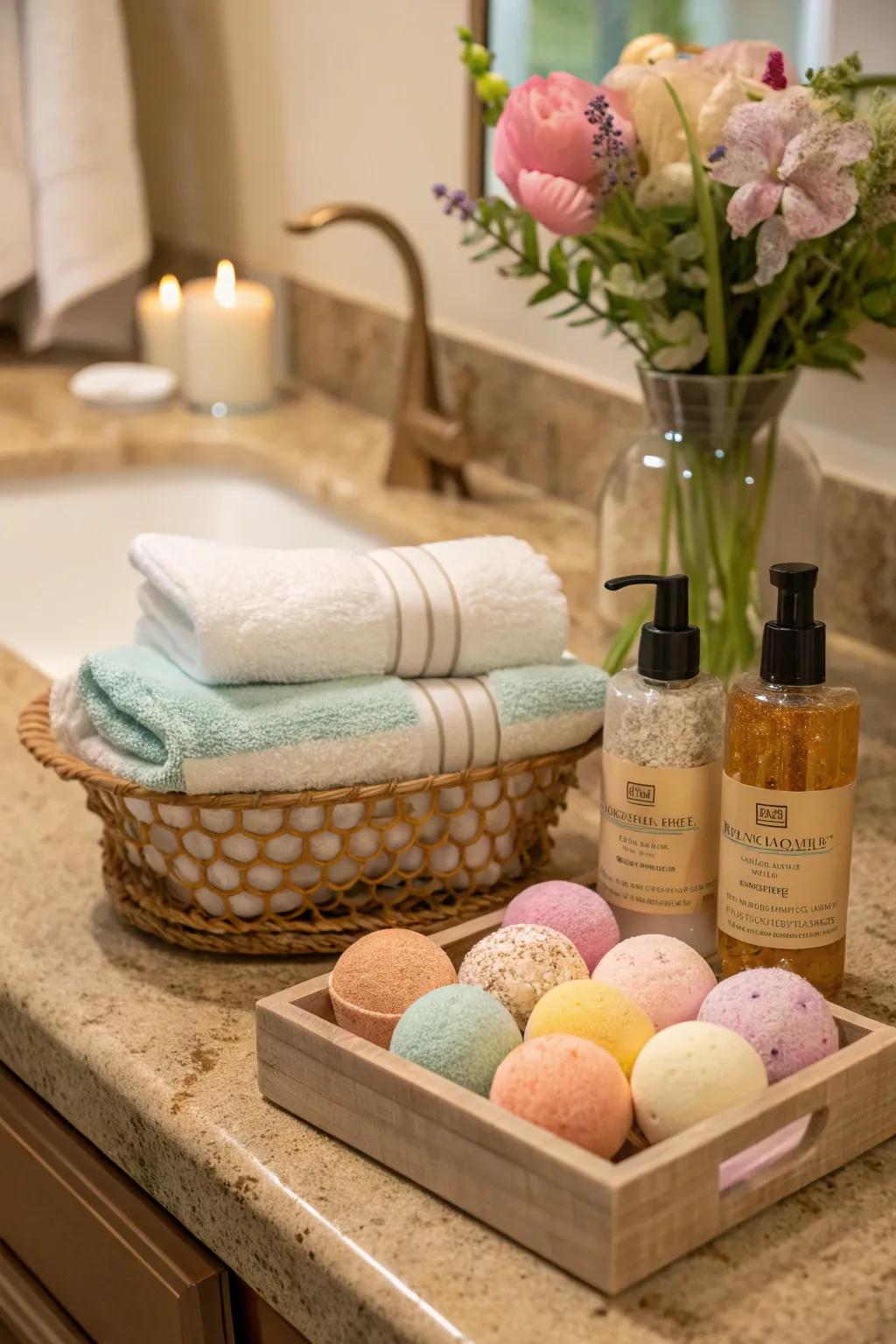 A home spa kit is a perfect indulgence for moms who deserve a little pampering.