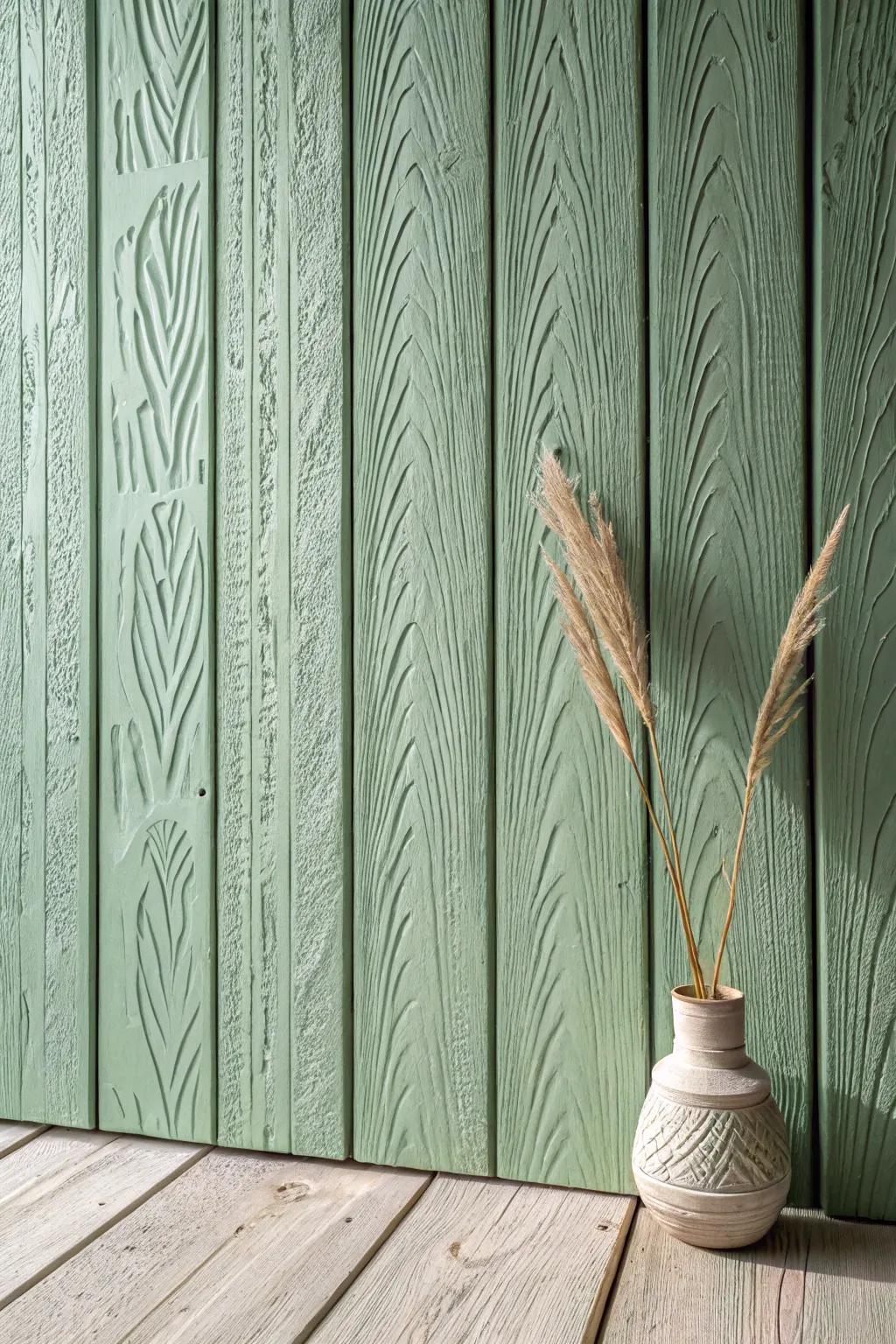 Elevate your space with textured wood panels—where simplicity meets elegance.