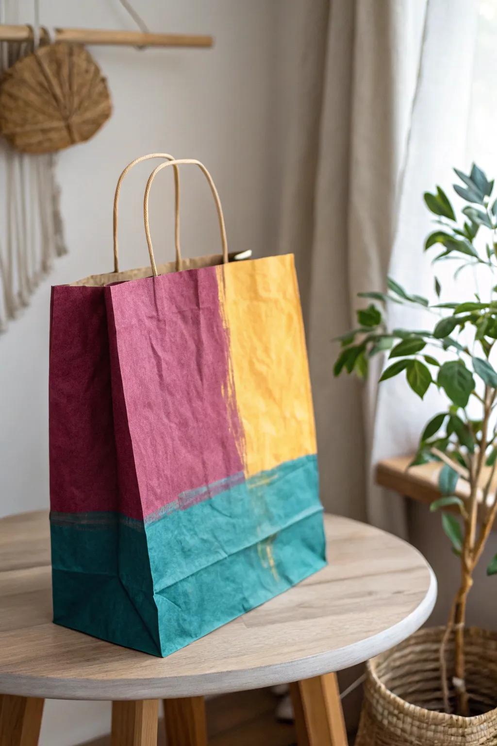 Transform ordinary into extraordinary with a burst of bold colors on a rustic canvas.