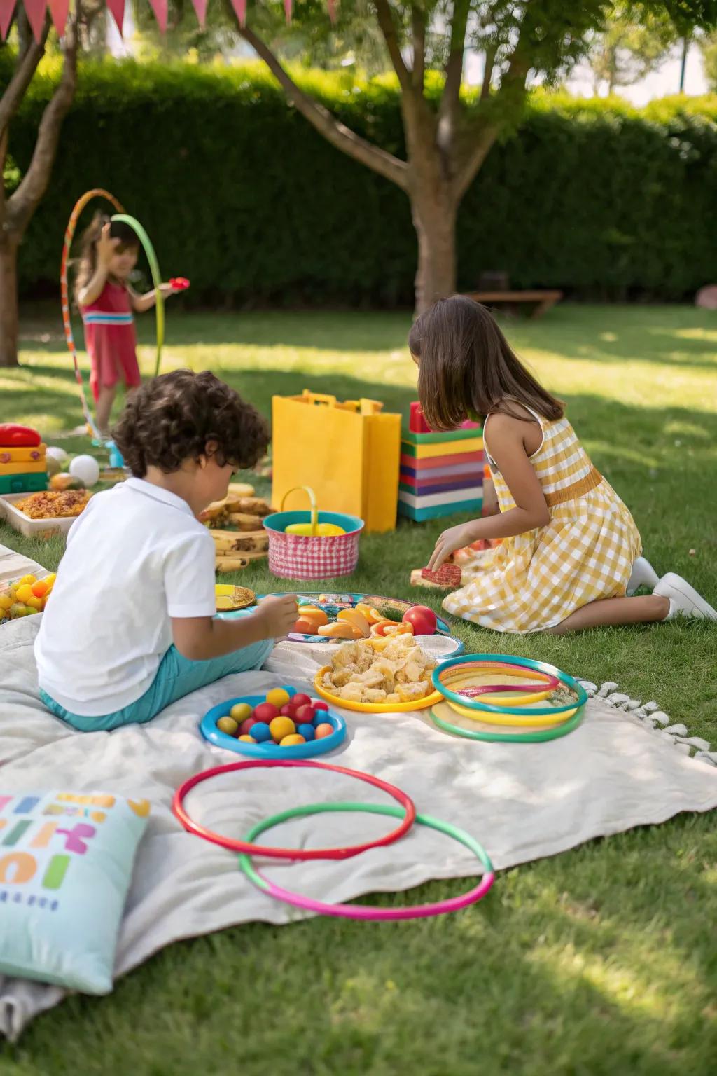 Create joyful memories with a playful picnic designed for kids.