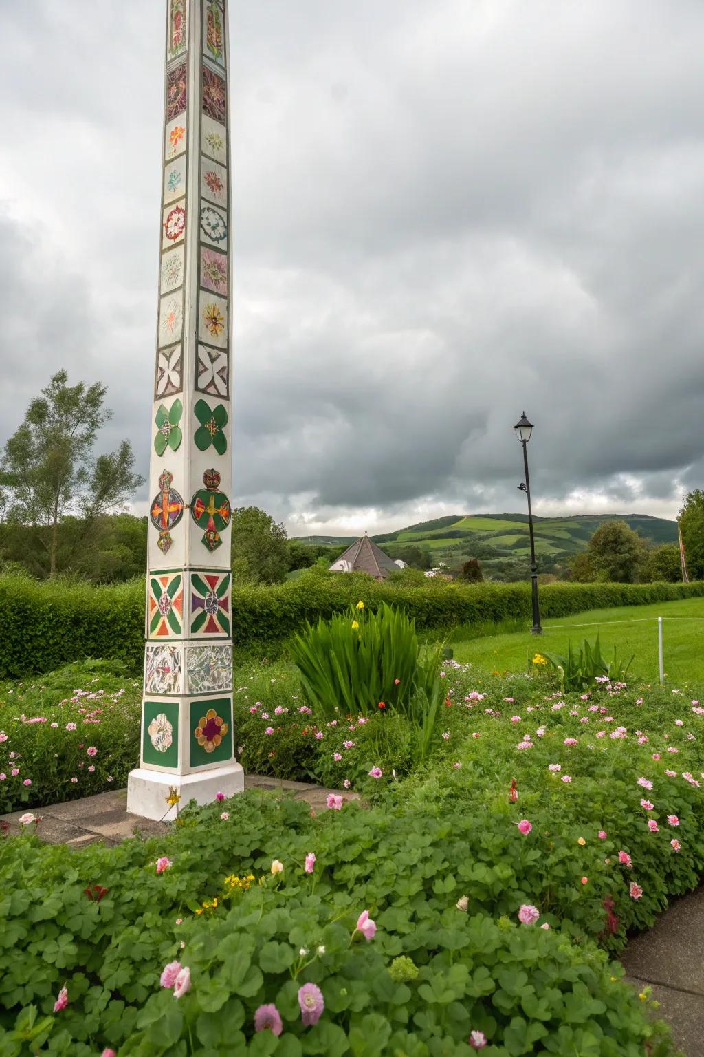 Celebrate your heritage with a culturally themed pole.